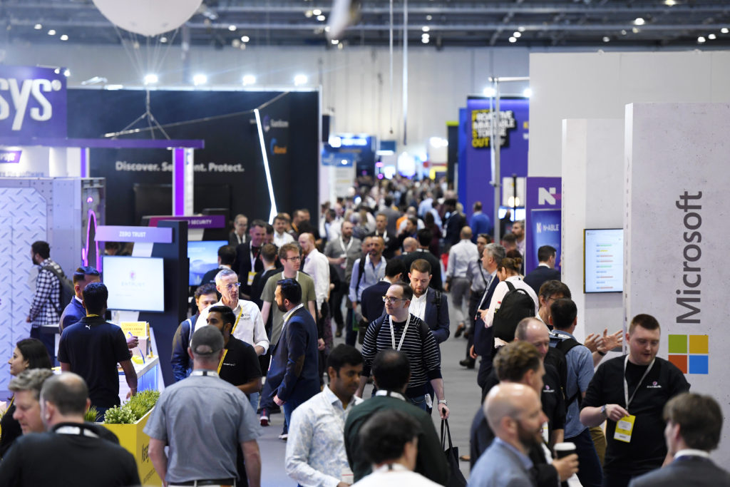 Busy aisles at Infosecurity Europe 2022