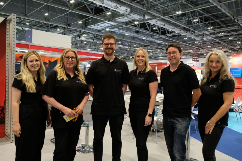 Origin Comms PR Media Team at Infosecurity Europe 2022