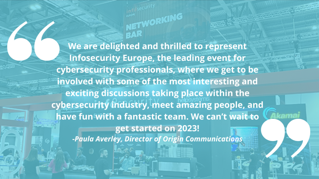 Infosecurity Europe Marketing Director Testimonial